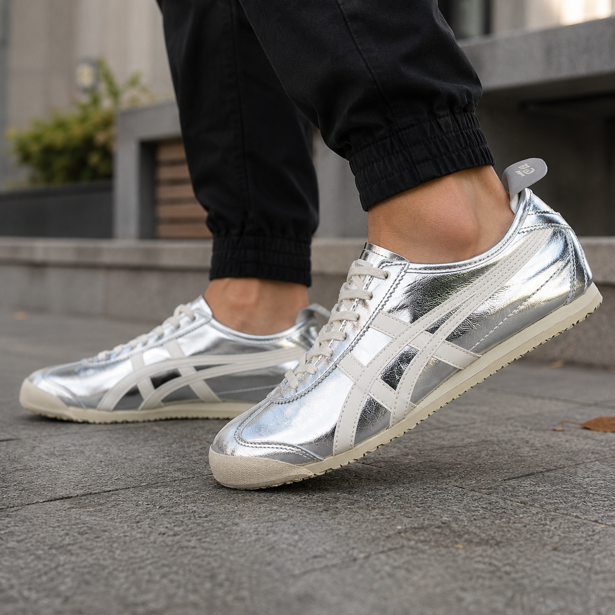 Onit_suka Tiger Mexico 66 White Silver