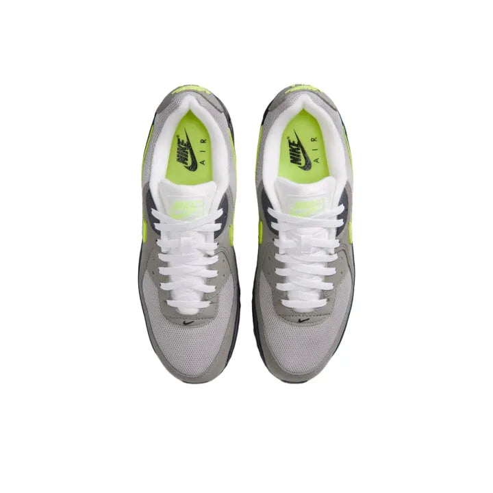 Nike Air Max 90 Men's Running Shoes Grey Yellow