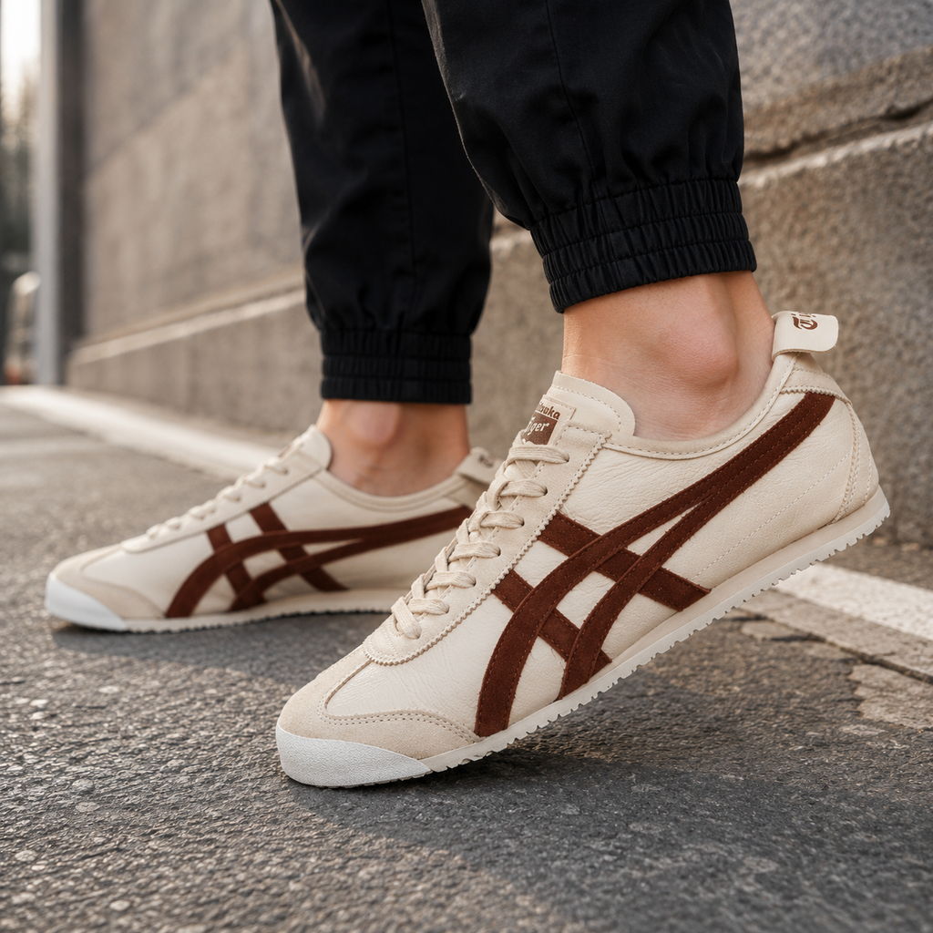 Onits_uka Tiger Mexico 66 Vintage Beige Brown