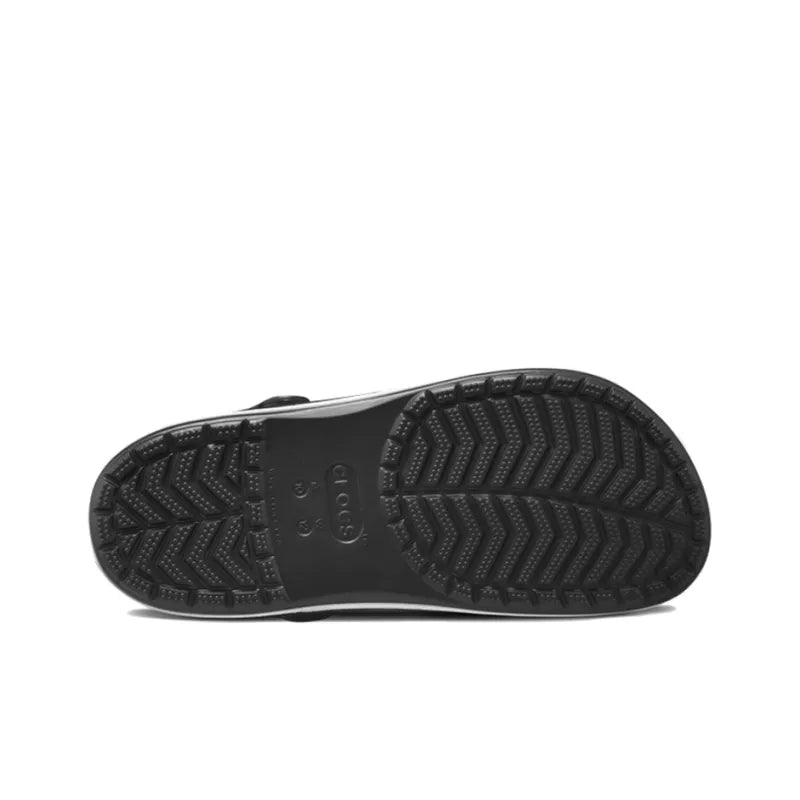 Cr_ocs Bayaband Clogs Black and White
