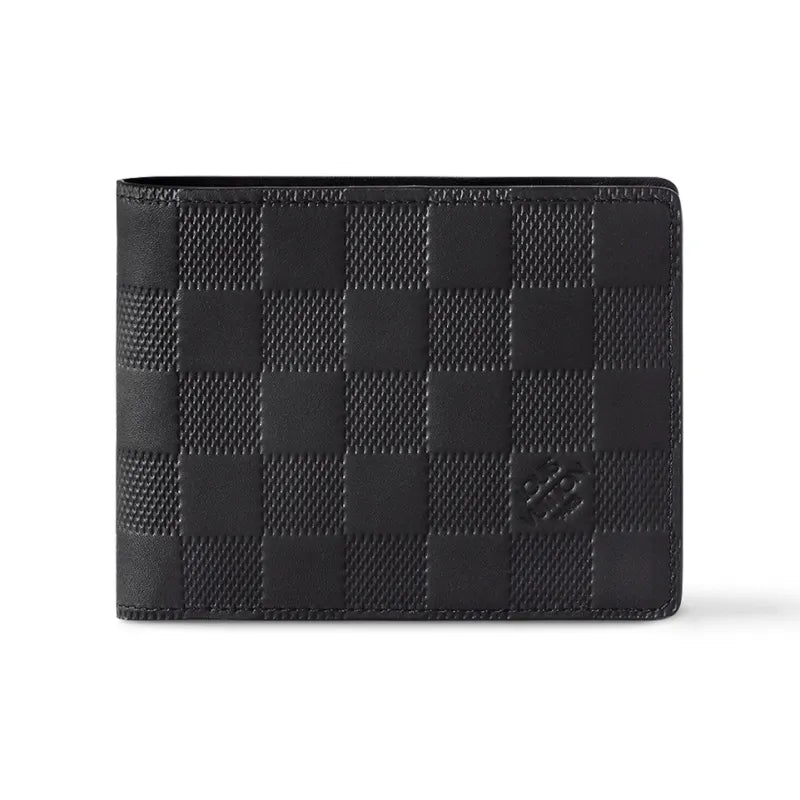 Louis@Vuitton Multiple Wallet Damier Infini Black