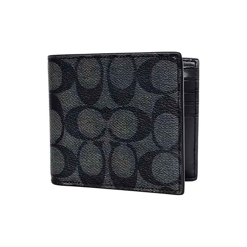 Co_ach Wallet Black & Grey Men