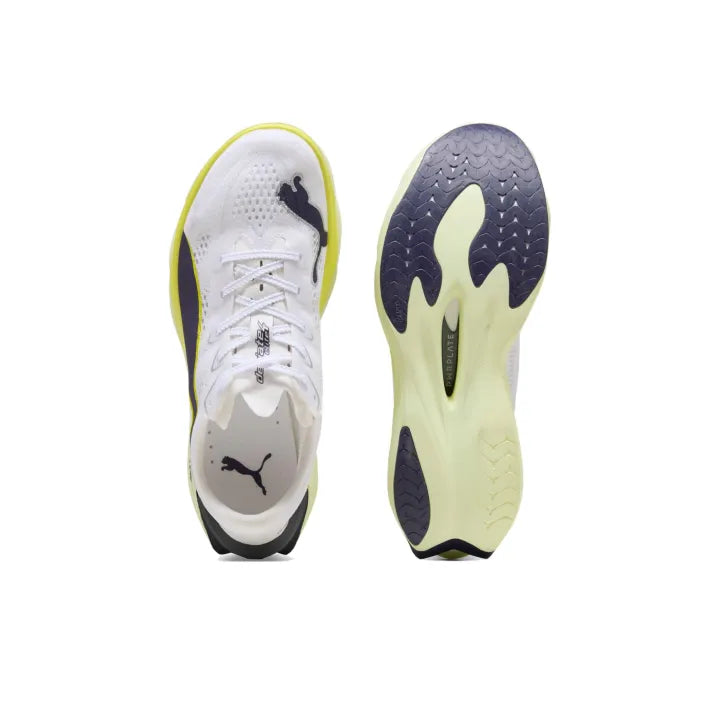 Pu_ma Deviate Nitro Elite 4 White Yellow Running Shoes