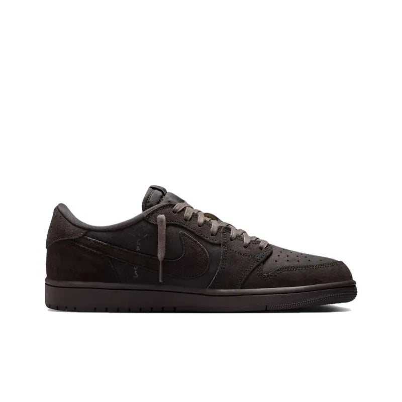 Jord_an 1 x Travis Scott Retro Low OG Sp Velvet Brown and Dark Mocha