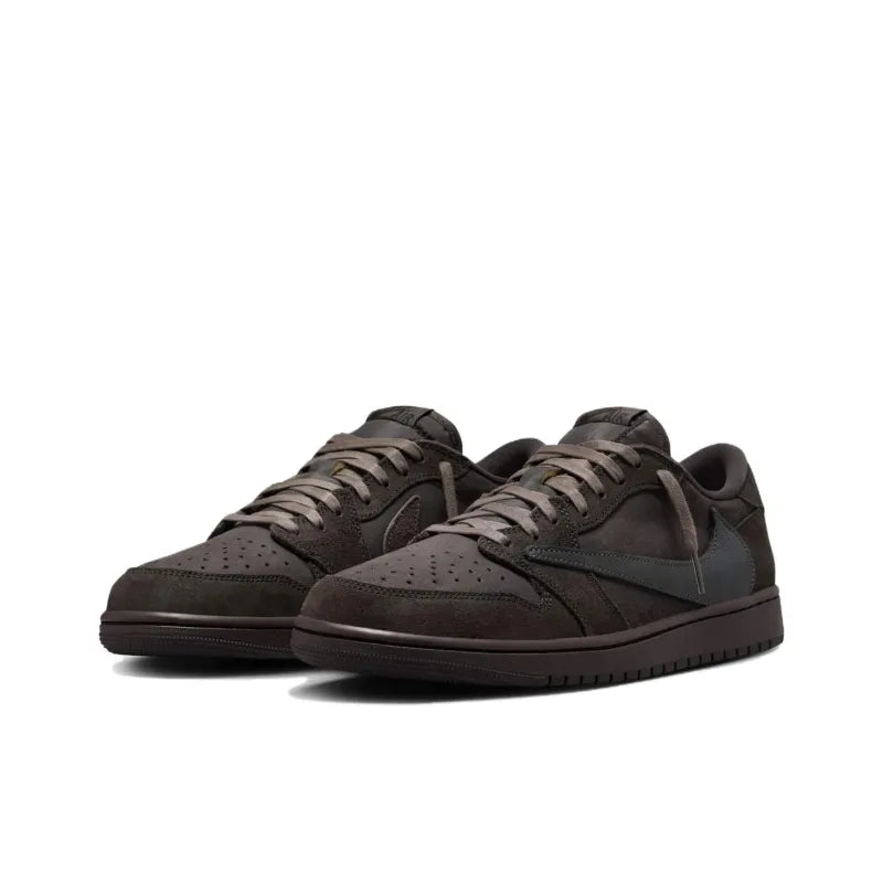 Jord_an 1 x Travis Scott Retro Low OG Sp Velvet Brown and Dark Mocha