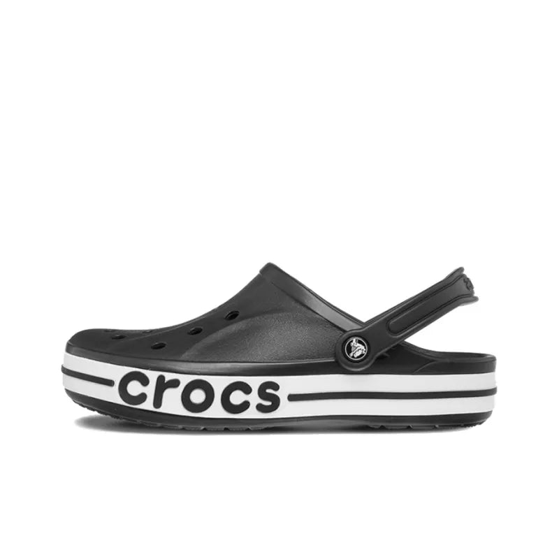 Cr_ocs Bayaband Clogs Black and White