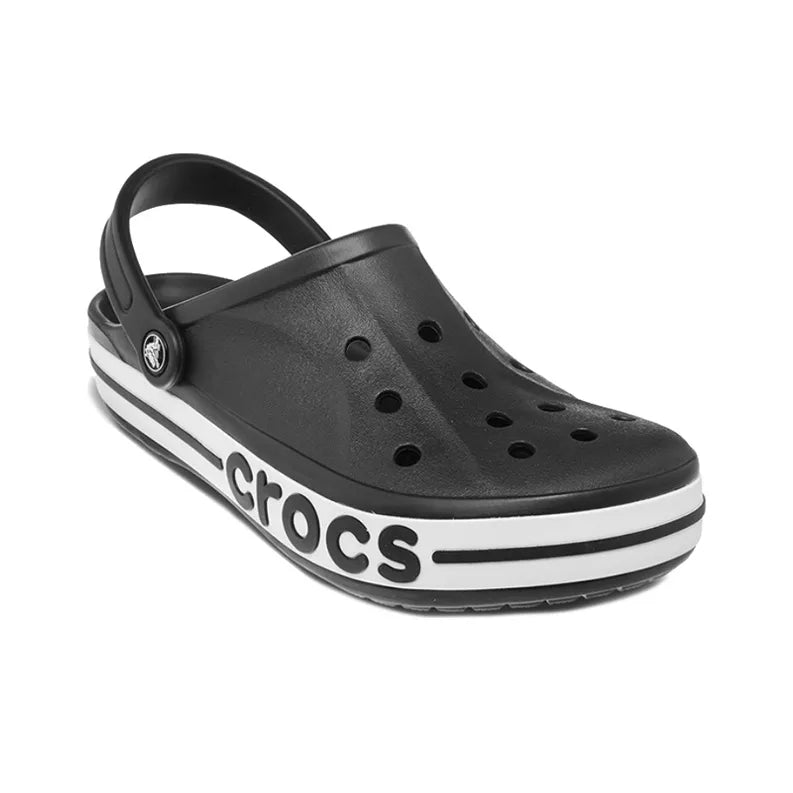 Cr_ocs Bayaband Clogs Black and White