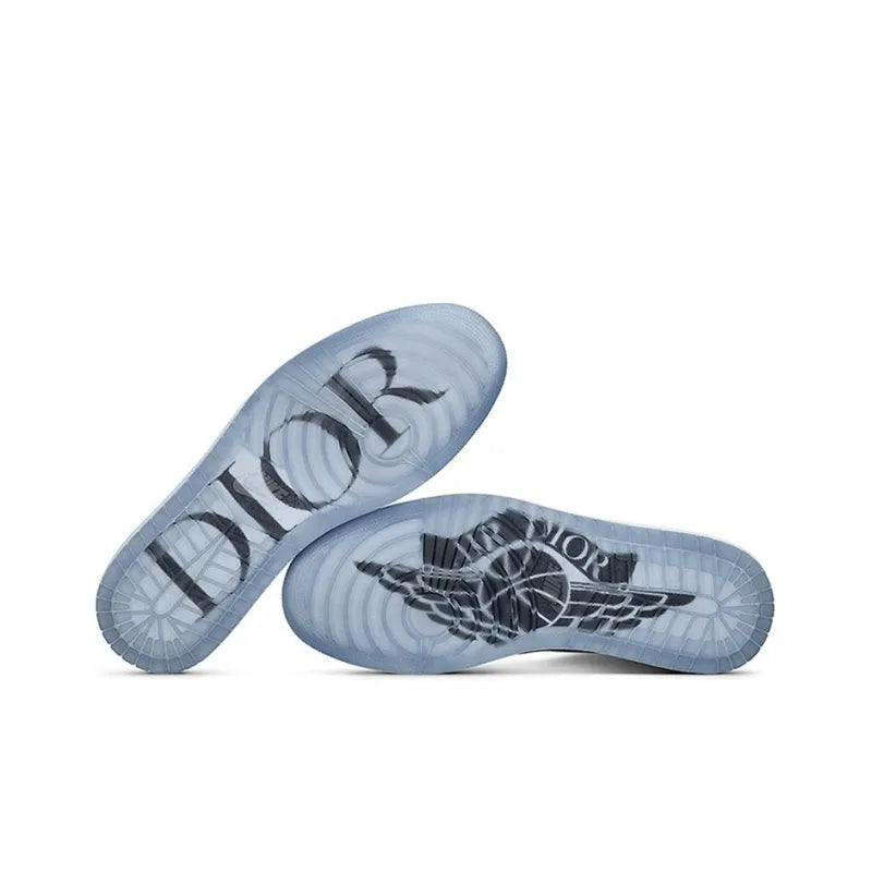 Di_or x Air Jord_an 1 High Og 'White Wolf Grey' High-Top