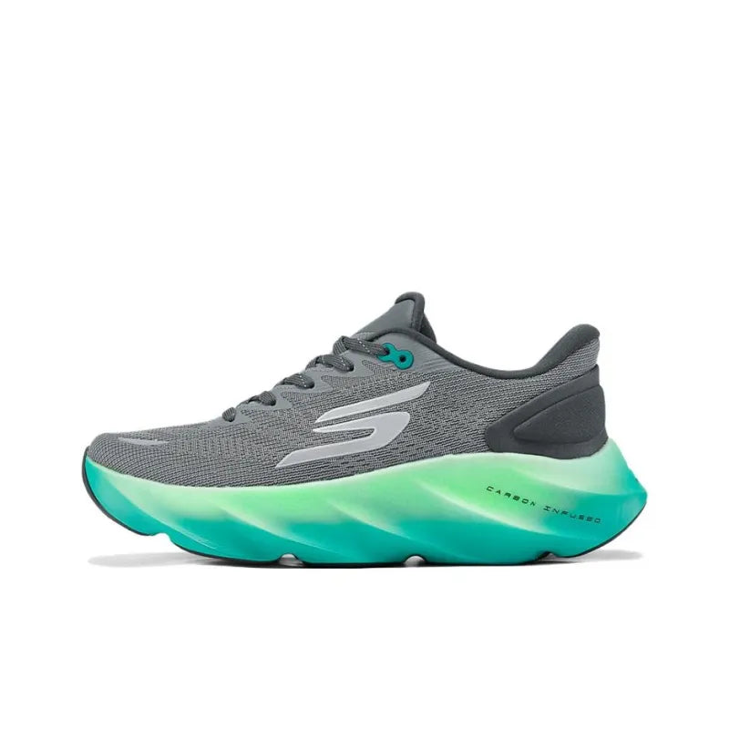 Ske_chers SKX Aero Burst Abrasion-Resistant Running Shoe Men's Gray Blue