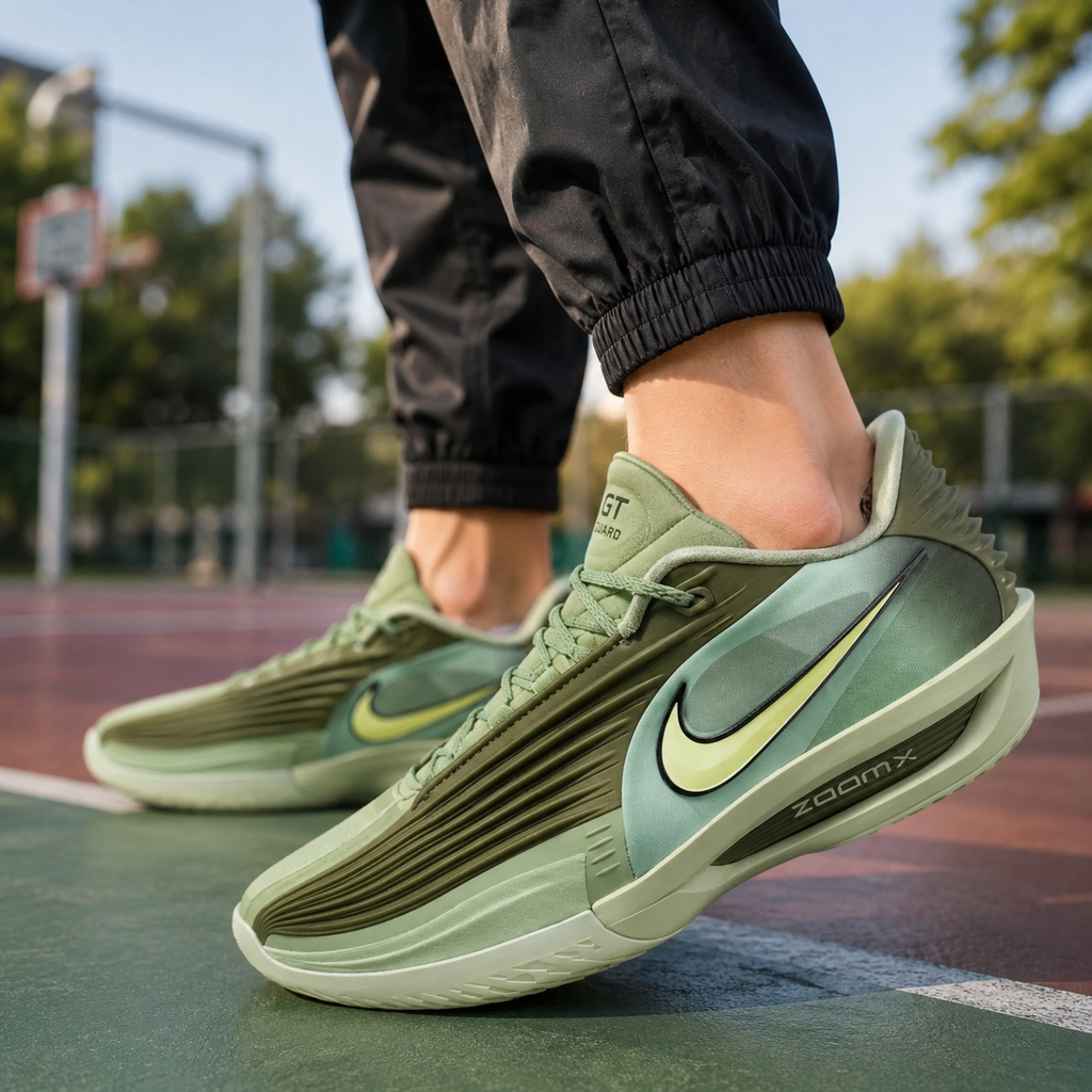 N_ike GT Cut 3 Turbo Olive Green Basketball Shoes