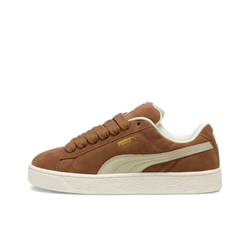 Pu_ma Suede XL Abrasion-Resistant Low-Top Skateboarding Brown