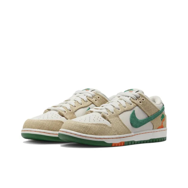 Nik_e x Haritos SB Dunk Low Phantom and Malachite