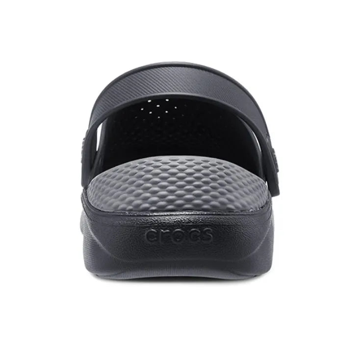 Cr_ocs LiteRide Slip-On + Abrasion-Resistant Sports Sandals, Unisex, Slate Gray