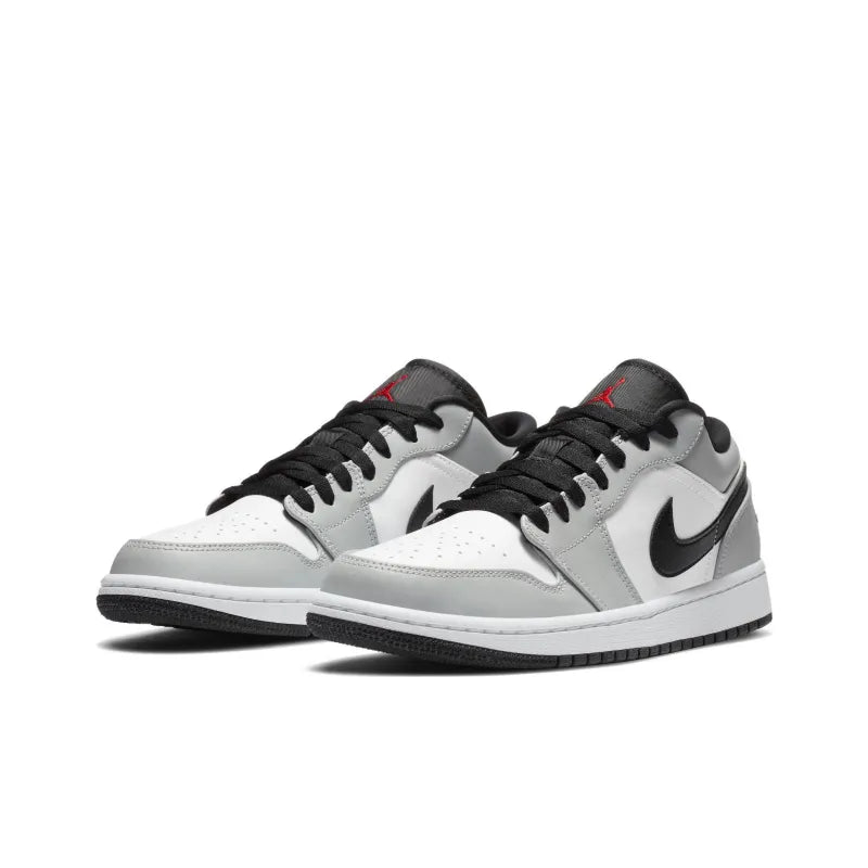 Jor_dan Air Jordan 1 Light Smoke Grey Low-Top Vintage Basketball Shoes Unisex Smoke Grey