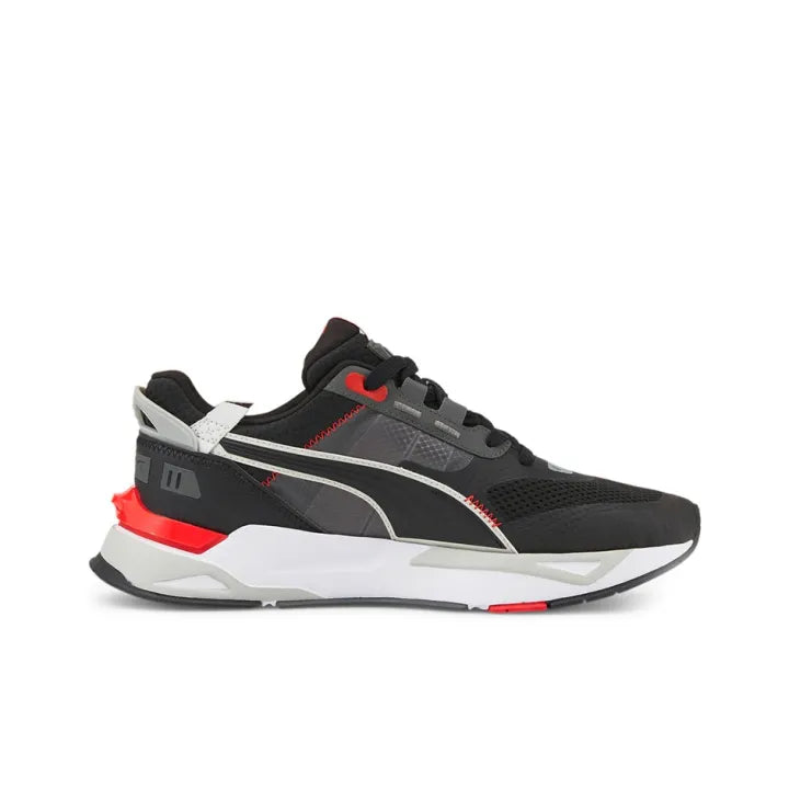 Pu_ma Mirage Sport Tech Fabric Low-Top Casual Shoes Unisex Black/Red