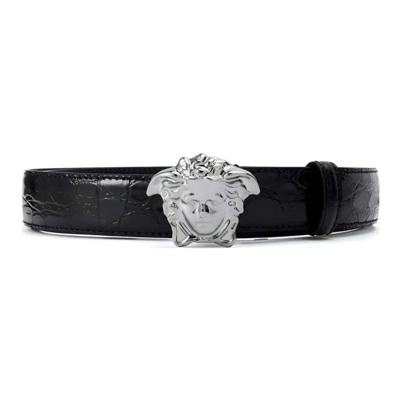 Versace Medusa Leather Belt Men