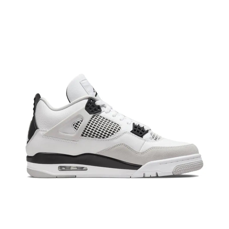 Jor_dan 4 Retro White and Black