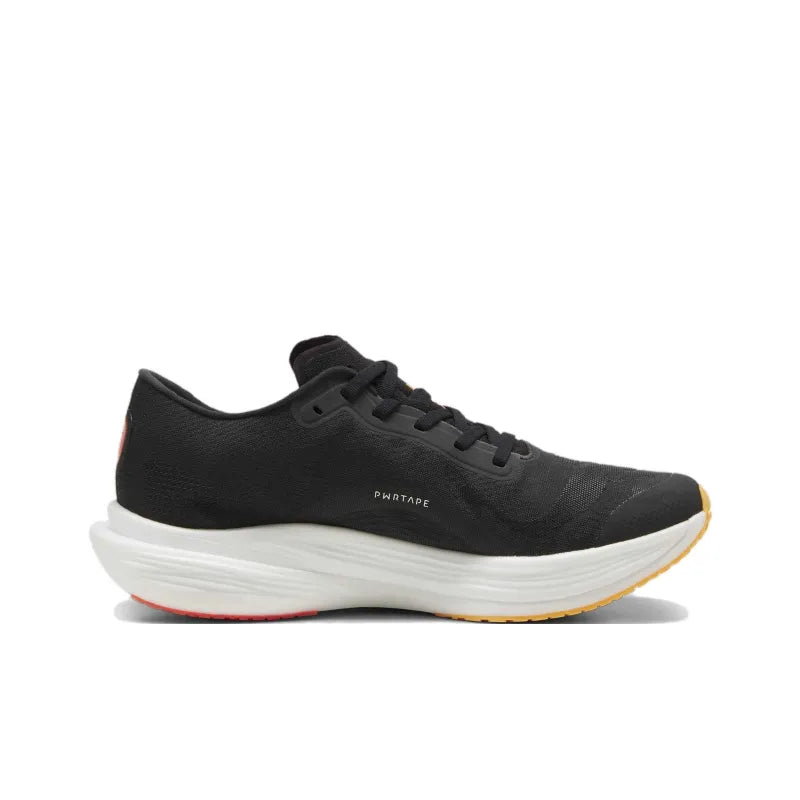 Pu_ma Deviate Nitro Elite 2 Anti-Slip Low-Top Running Shoes for Men, Black, Red