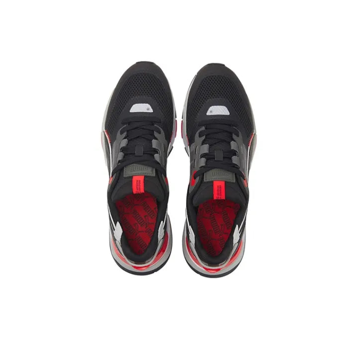 Pu_ma Mirage Sport Tech Fabric Low-Top Casual Shoes Unisex Black/Red