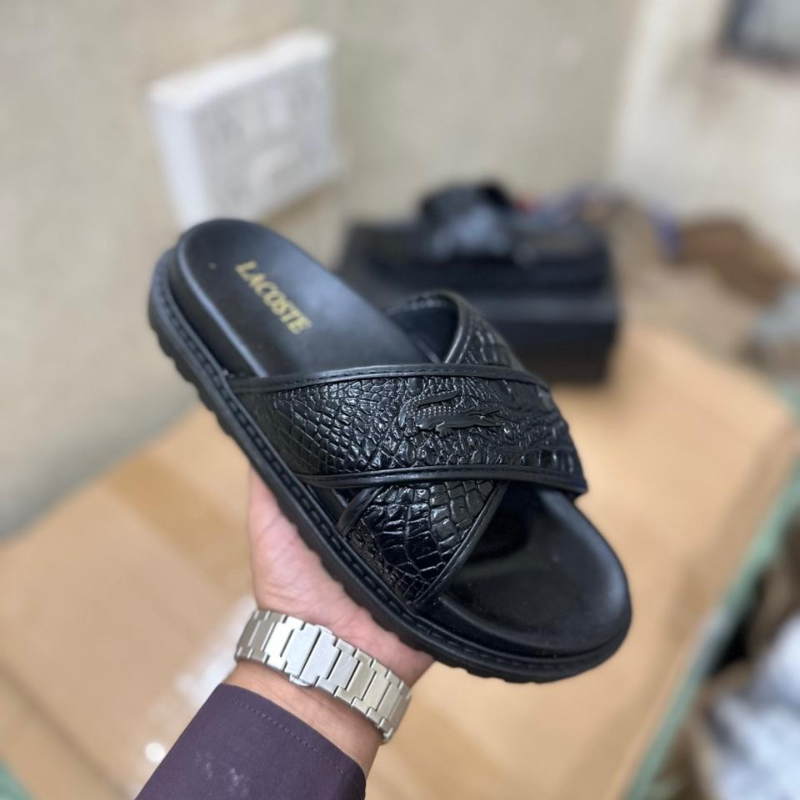 L_V Premium Comfort Slides – Luxury Designer Sandals