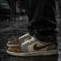 Jor_dan 1 x Zion Williamson Retro Low OG Flex and Oil Green