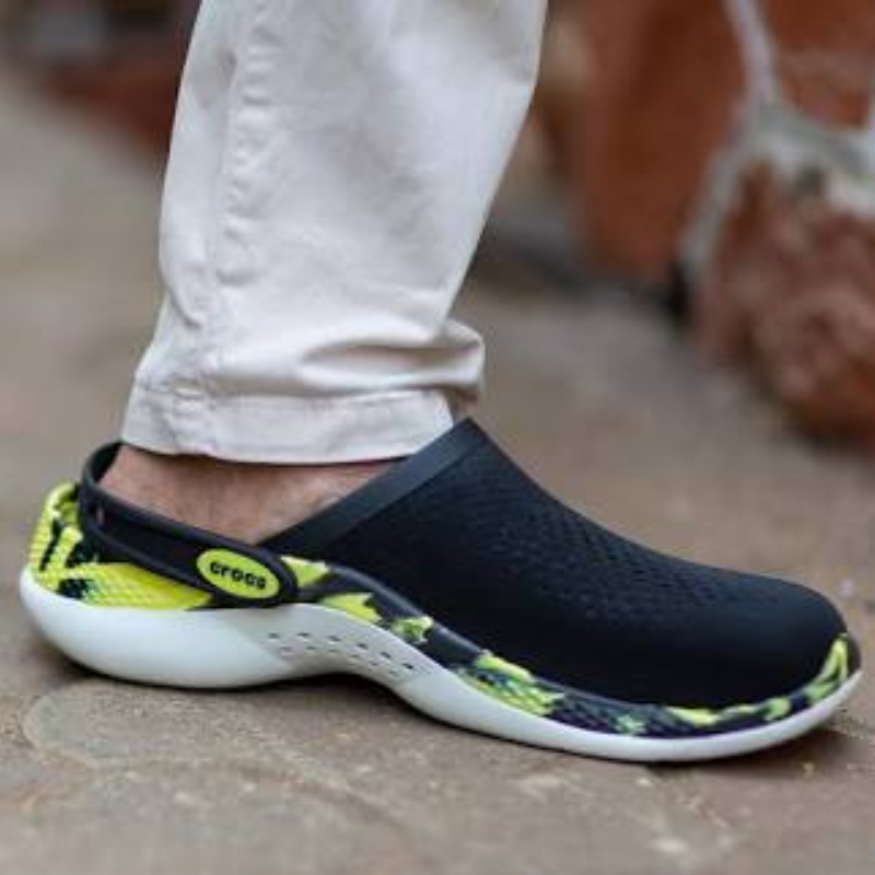 Cro_cs LiteRide 360 Marbled Clog Black Citrus