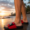 Ni_ke Offcourt Adjust Slide University Red Black