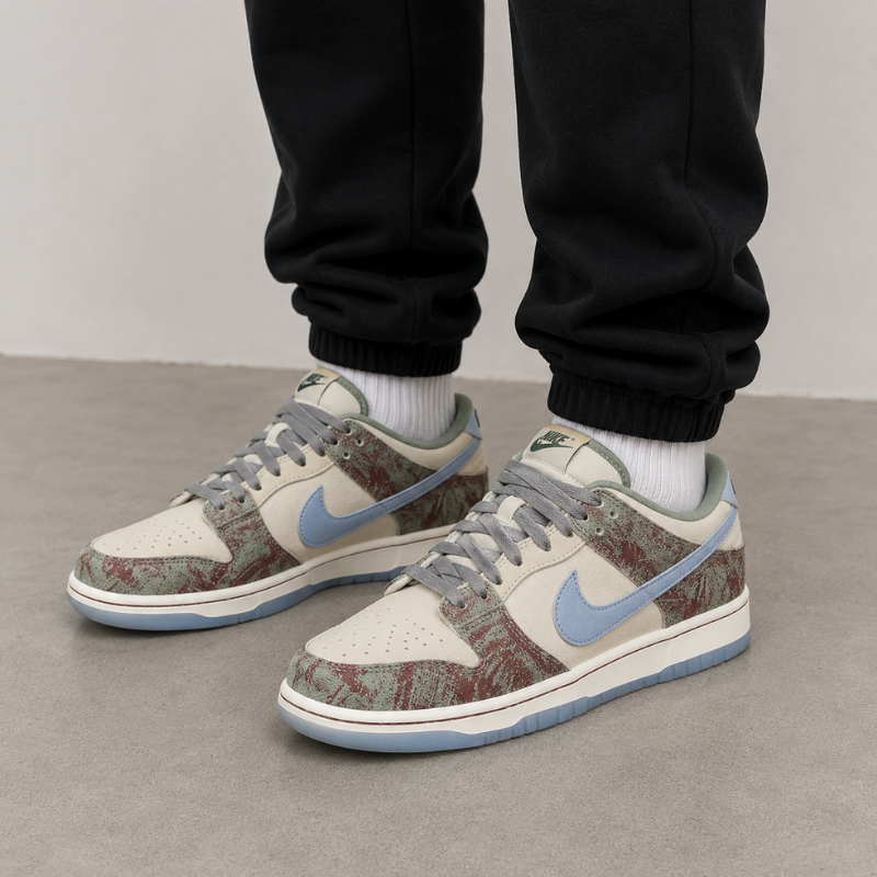 Ni_ke x Crenshaw Skate Club Sb Dunk Low Sail Light Blue Cedar