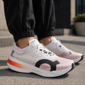 On Cloudboom Marathon Running Shoes for Men, White and Pink