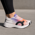 O_n Cloud_boom Strike Comfortable, Breathable Low-Top Marathon Long-Distance Running Shoes for Men, White, Orange