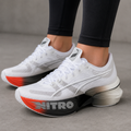 Pu_ma Fastroid Nitro Comfortable, Abrasion-Resistant Low-Top Casual Running Shoes, Unisex, White