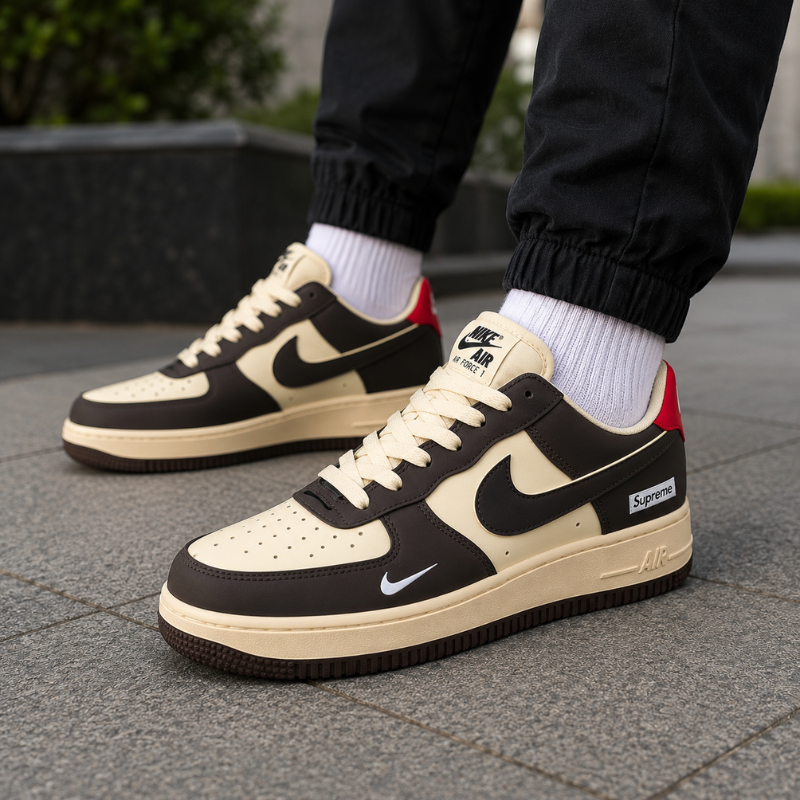 Pre_mium_Brown & Beige Casual Sneakers for Men | Cult Culture