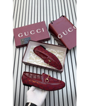 Lux_ury Burg_undy Horsebit Loafers for Men