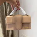 Jac_quemus Mini Top Handle Bag – Peach Luxury Handbag