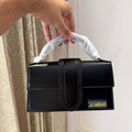 Jac_quemus Mini Top Handle Bag – Black Luxury Handbag