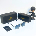 Vers@ce Style Luxury Black Rimless Sunglasses for Men &amp; Women | Premium UV400 Shades
