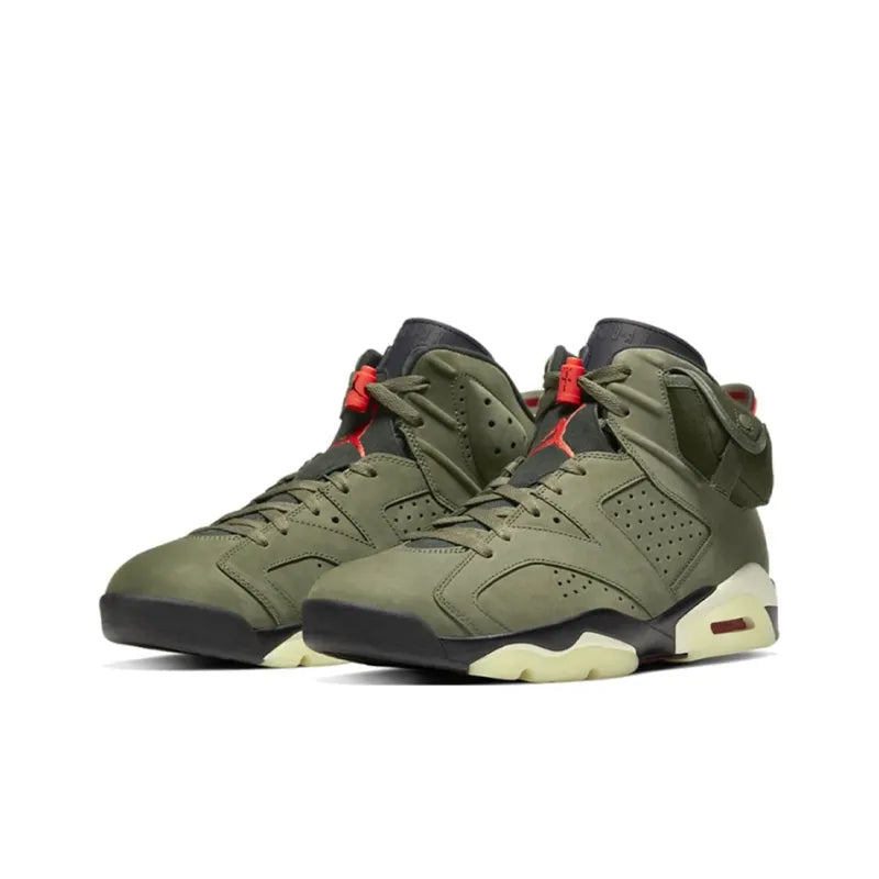 Jor_dan 6 x Travis Scott Retro Olive