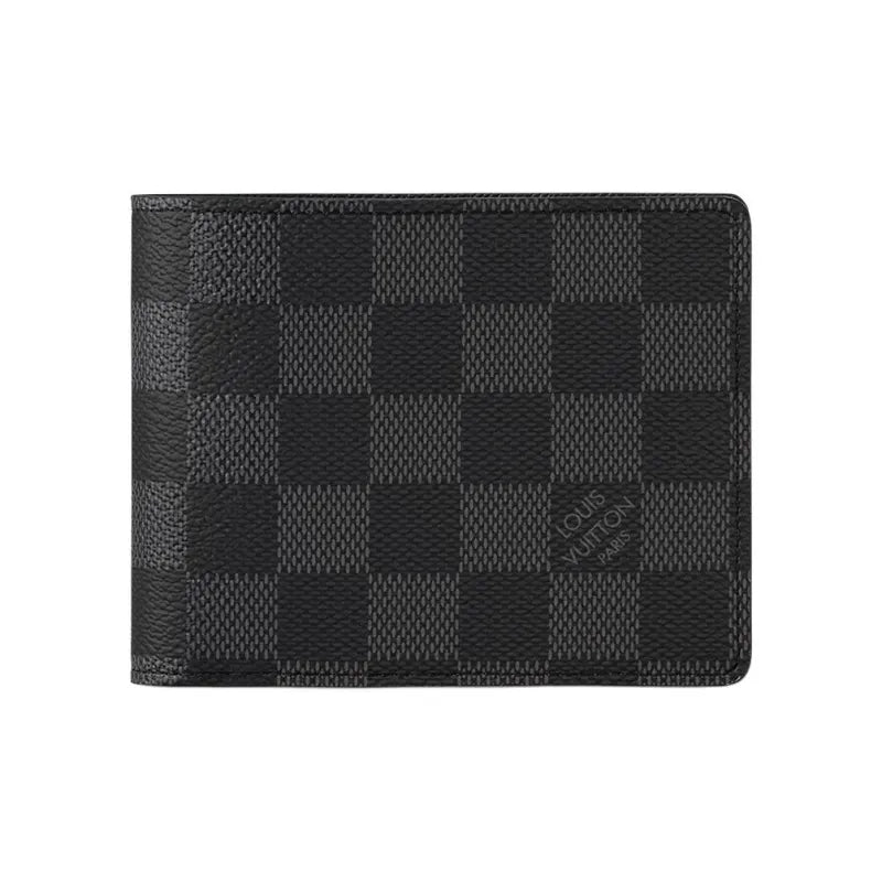 Louis@Vuitton Multiple Wallet Damier Graphite