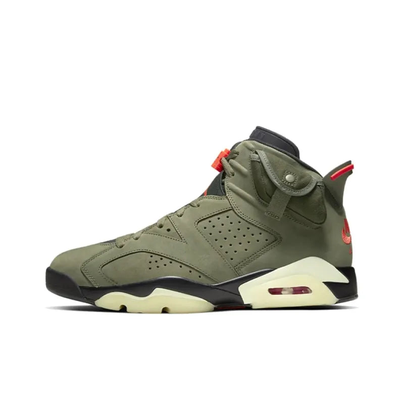 Jor_dan 6 x Travis Scott Retro Olive