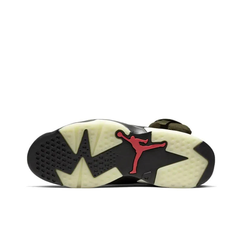 Jor_dan 6 x Travis Scott Retro Olive