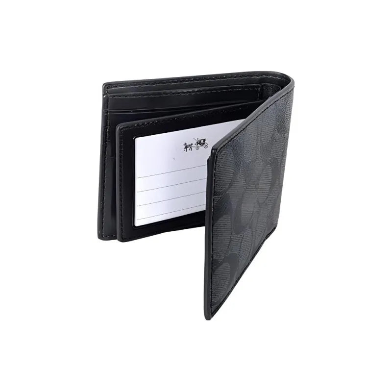 Co_ach Wallet Black & Grey Men