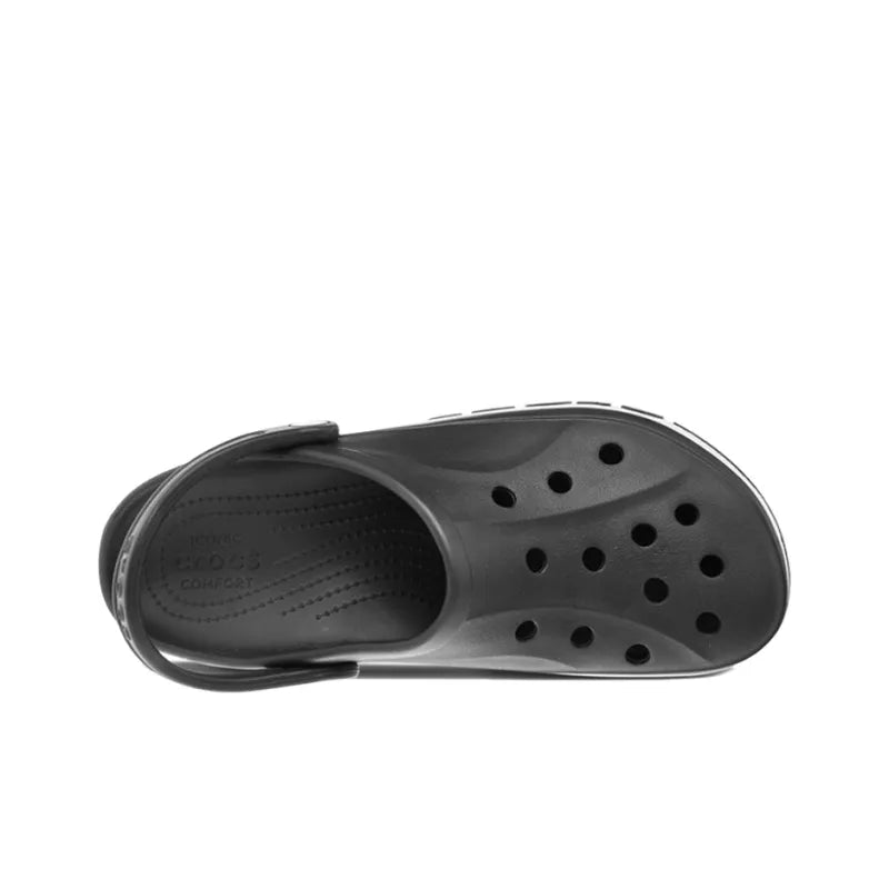 Cr_ocs Bayaband Clogs Black and White
