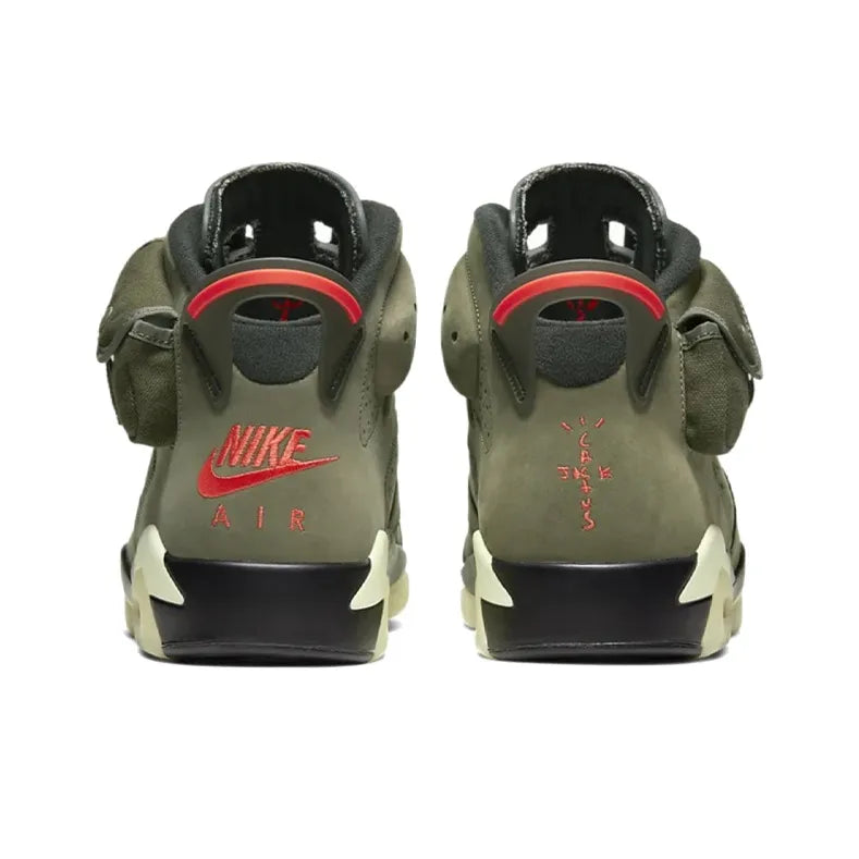 Jor_dan 6 x Travis Scott Retro Olive
